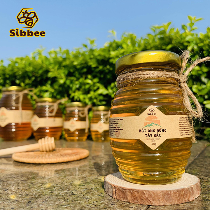 Mật ong rừng tây bắc sibbee 140g - 100% mật ong thật - sb001