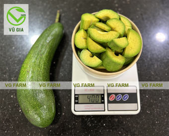 VG FARM Bơ 034/ Bơ Booth Cắt Sẵn (hộp 200g) Bảo Lộc Lâm Đồng  - Trái già hái trực tiếp tại vườn không lo hoá chất - Cơm vàng, sáp dẻo bao ăn - Cơm vàng, sáp dẻo bao ăn