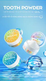 Bột tẩy trắng răng hương thơm tươi mát tẩy sạch vết ố vàng BAIMISS