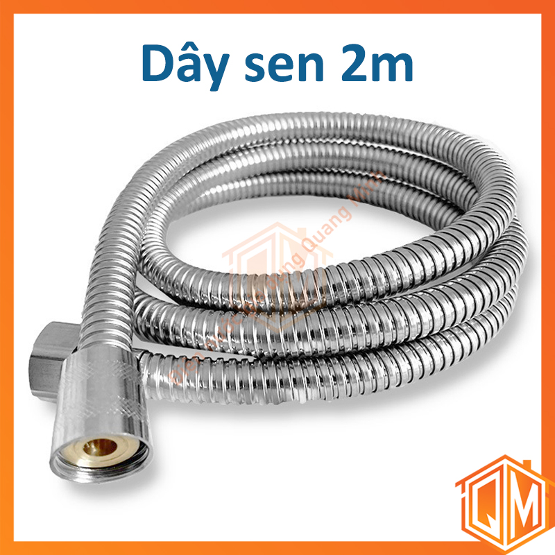 Dây sen, dây cấp nước nóng lạnh vòi sen, vòi xịt inox 200cm