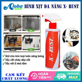 Bình xịt tẩy rửa đa năng, chai xịt tẩy rửa nhà bếp X-RUST, xịt rửa bếp, bình xịt tẩy rửa đa năng chính hãng mùi thơm dễ chịu, đánh bay mọi vết bẩn giá rẻ