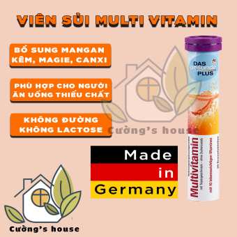 Multivitamin - Mivolis Sủi Đức - Bổ sung khoáng chất, tăng cường sức khỏe, 20 viên - Cường house - chuyên hàng Châu Âu