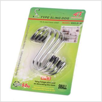 Bộ 4 Móc Treo Bằng Thép Không Gỉ Hình Chữ S