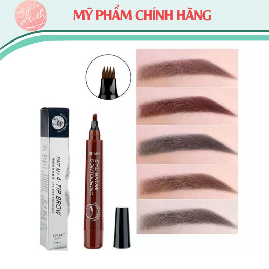 Bút Chì Kẻ Lông Mày Phẩy Sợi Thêu Tự Nhiên - Chì Phẩy Sợ Kháng Nước Lâu