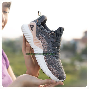 Giày Sneaker Nữ Giày Thể Thao Nữ Alphabounce Màu Xám Hồng