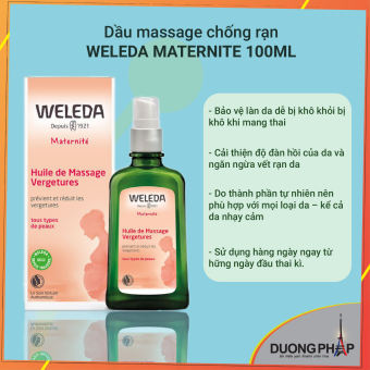 Dầu Massage chống rạn da Weleda 100ml