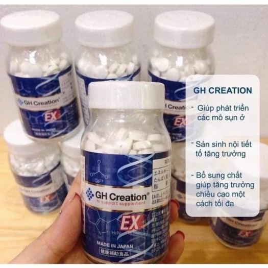 Hàng Nhật nội địa Viên uống tăng chiều cao GH Creation EX 270v