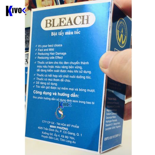 Bột Tẩy Tóc Màu Minh Phượng Bleach 20g - Tẩy Tóc Nhuộm Tóc Highlight Tại Nhà - Kivo