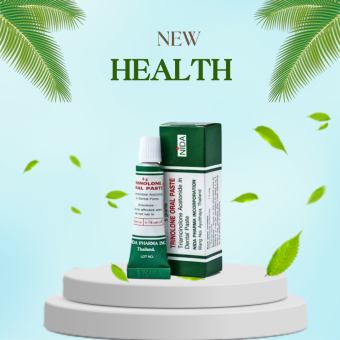 kem bôi nhiệt miệng trinolone oral paste 5g Thái Lan