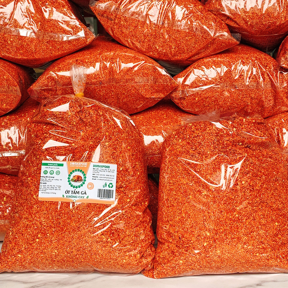 1kg Ớt bột không cay - Ớt bột dùng tẩm gà nướng muối ớt, gia vị nấu ăn
