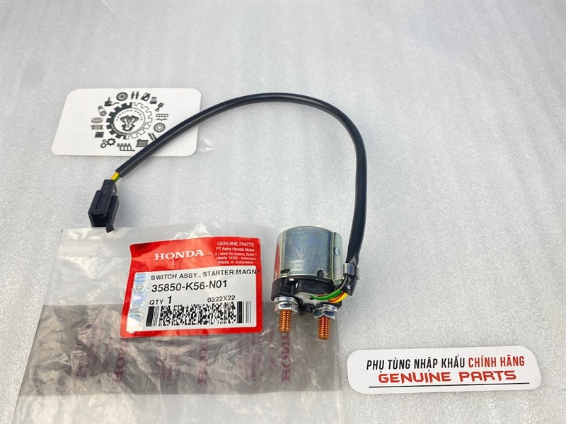 Rờ le đề sonic, winner, gtr chính hãng honda indonesia, cóc đề 35850k56n01 / 35860k56n00