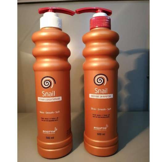 Cặp Dầu Gội/Xả Siêu Phục Hồi Tóc Snail Sophia Cao Cấp Hàn Quốc (500mlx2)