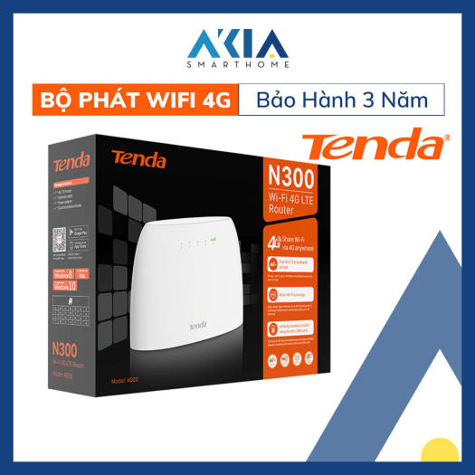 Bộ phát wifi 4g tenda 4g03 150mbps | giá rẻ bộ phát wifi 3g/4g tenda 4g03 - hàng chính hãng bộ phát wifi tenda dùng sim 4g lte n300 4g03 bộ phát wifi 4g lte tenda 4g03 chuẩn n300