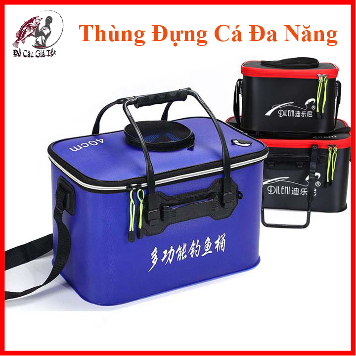 Thùng đựng cá đa năng, thùng đựng cá, phụ kiện câu cá cao cấp