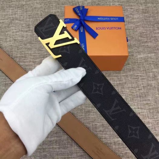 ❐✘  Thắt lưng nam Dây nịt dây da - Họa tiết VL -  mặt khóa VL mặt trắng - vàng cá tính riêng hàng hiệu