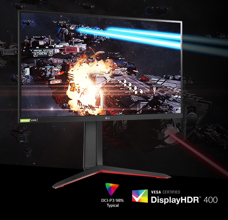 شاشة ألعاب LG 27GS85Q-B — 27 QHD NANO IPS