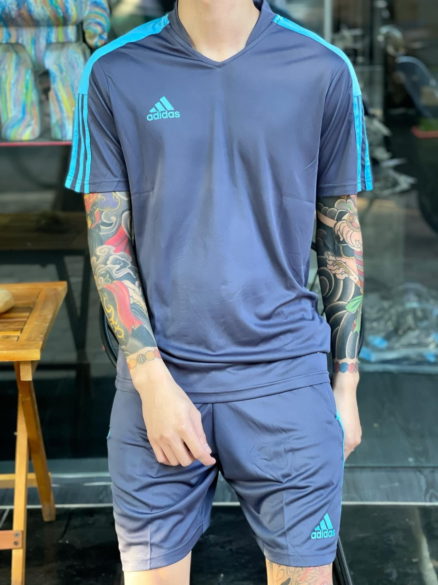 Bộ adidas like auth hàng cao cấp, quần áo cộc tay nam, tiền nào vải đấy