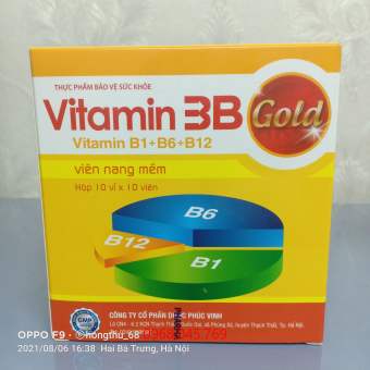 Vitamin 3B Gold Phúc Vinh - Bổ sung Vitamin B1 + B6 + B12