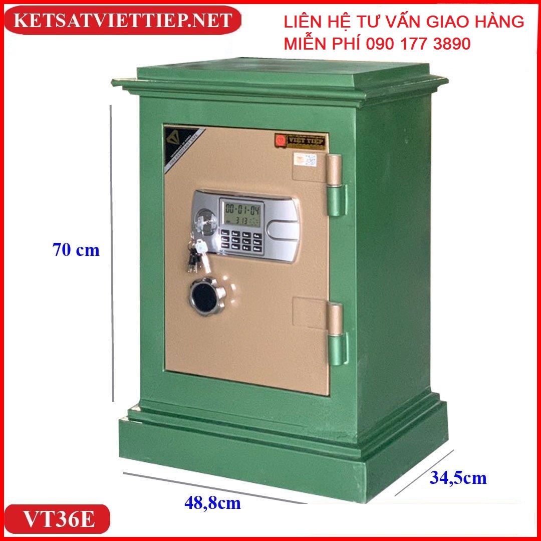 Két sắt việt tiệp chống cháy vt36c khóa điện tử - 90kg
