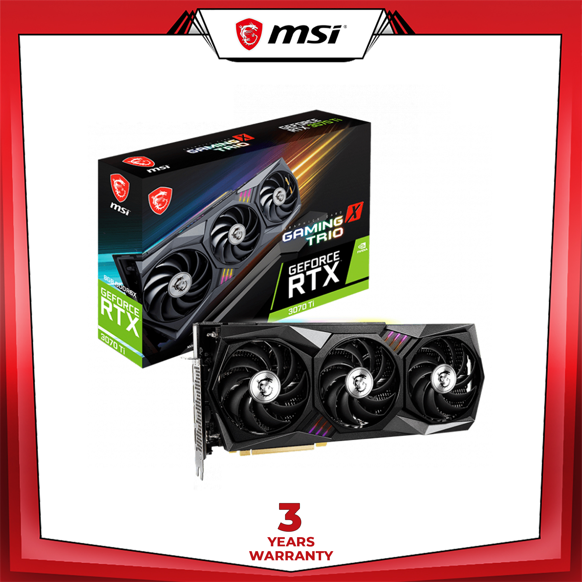 MSI GeForce RTX 3060 Ti Gaming X 8G LHR Graphics Card, NVIDIA