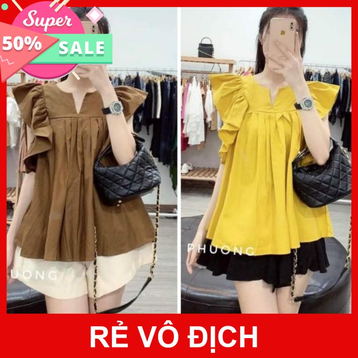 Áo bầu đẹp mát-Áo bầu mùa hè xinh