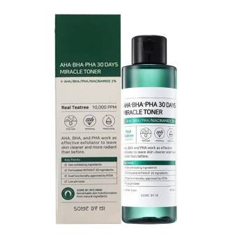 Toner giảm mụn tái tạo làn da AHA BHA PHA 30DAYS Miracle Some By Mi 150ml ( Full - Chiết )