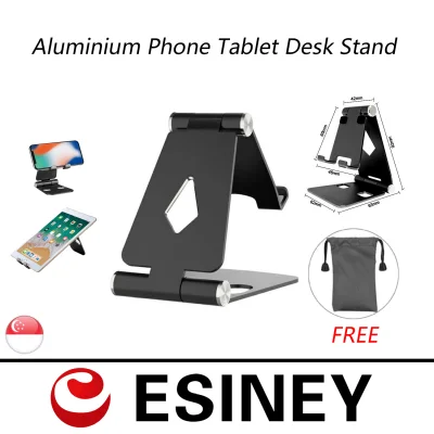 Premium Multi-Angle Foldable Adjustable Aluminum Cell Phone Stand Tablet Stand Universal Dual Foldable Angle phone stand for 4-13 inch phone and tablet (1)