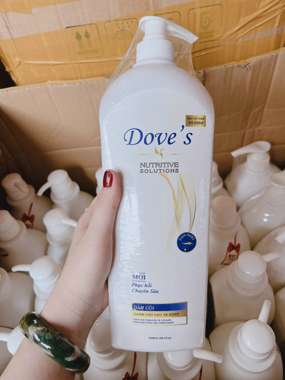 Dầu gội dove’s nutritive solutions mới phục hồi chuyên sâu dành cho gàu và rụng loại 1200ml