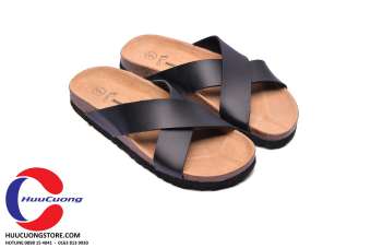 Dép xăng đan quai chéo đế trấu