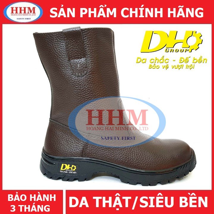 Ủng da bảo hộ DH màu nâu