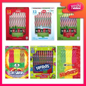 Kẹo Gậy Giáng Sinh Candy Canes 150gr (Hộp 12 Cây) - Mỹ