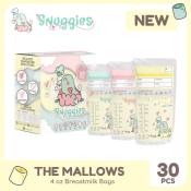 Snuggies Breastmilk Bag MALLOWS EDITION with Pour Spout (Brand: Sn