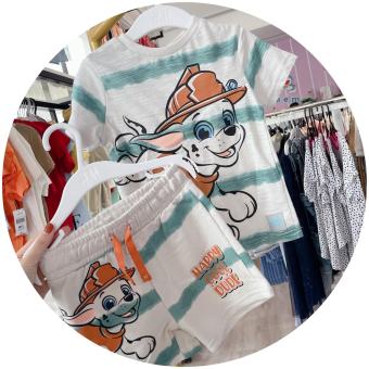 Bộ thun đùi cho bé nhà HM