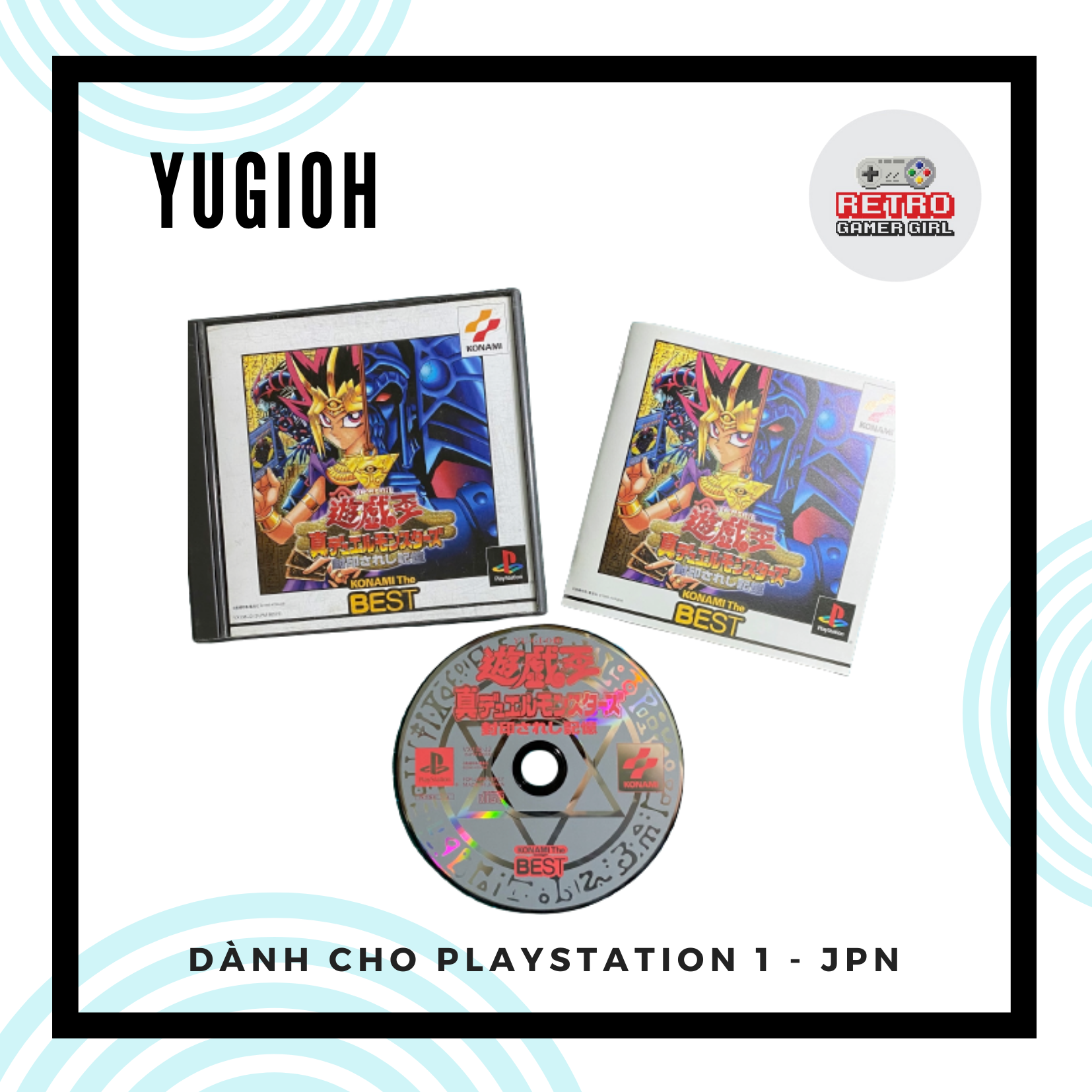 Đĩa game yu-gi-oh! true duel monsters: sealed memories ps1 hệ jp nhật
