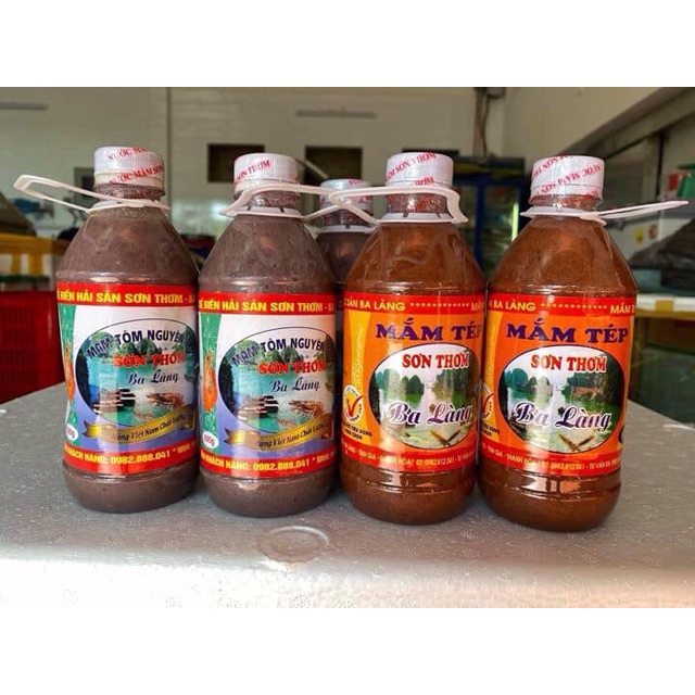 Mắm tép ba làng sơn thơm 600gr