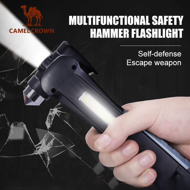 【COD】CAMEL CROWN Đèn Pin Ngoài Trời Đèn Led Mạnh Có Thể Sạc Lại Đèn Câu Cá Cắm Trại Dễ Mang Theo Phòng Chống Thiên Tai Khẩn Cấp