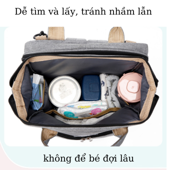 Ba Lô Bỉm Sữa Đa Năng Cho Mẹ Và Bé Kiêm Nôi Di Động Cao Cấp Gấp Gọn Sunshine Có Ngăn Giữ Nhiệt , Nhiều Ngăn Đa Năng - Balo Trẻ Em Đa Năng Kèm Giường Di Động Không Thấm Nước Cho Bé Thuận Tiện Khi ĐI Du Lịch - Hazi Store