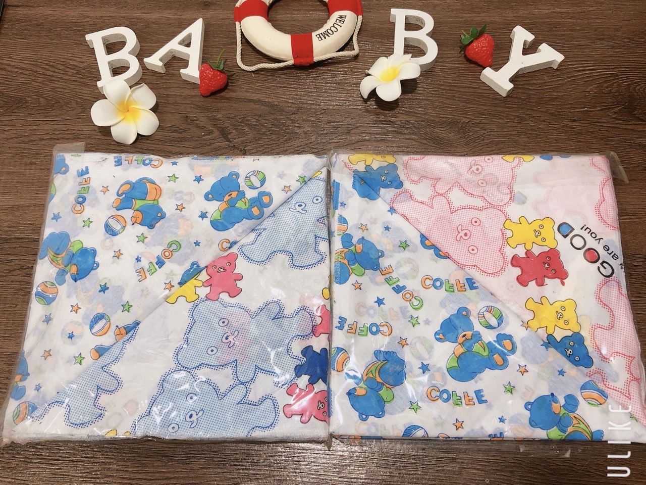 Sét 10 chiếc tã chéo cotton cho bé sơ sinh