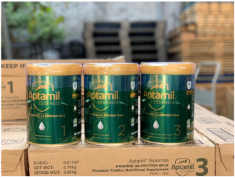 Sữa Aptamil Essensis Organic 900g cho bé