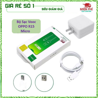 BỘ SẠC VOOC OPPO  R15 - 5V 4A - Cam kết loại xịn - SẠC OPPO F9, F11