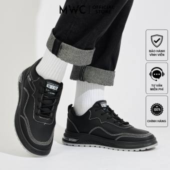Giày Thể Thao Nam MWC 5493 - Thể Thao Nam Chất Liệu Da Phối Viền Chỉ Nổi Bật