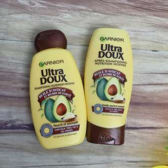 Cặp Dầu gội xả Garnier Ultra Doux - tinh chất quả bơ, Gội 250ml, Xả 200ml - Cao Hanh Cosmetics