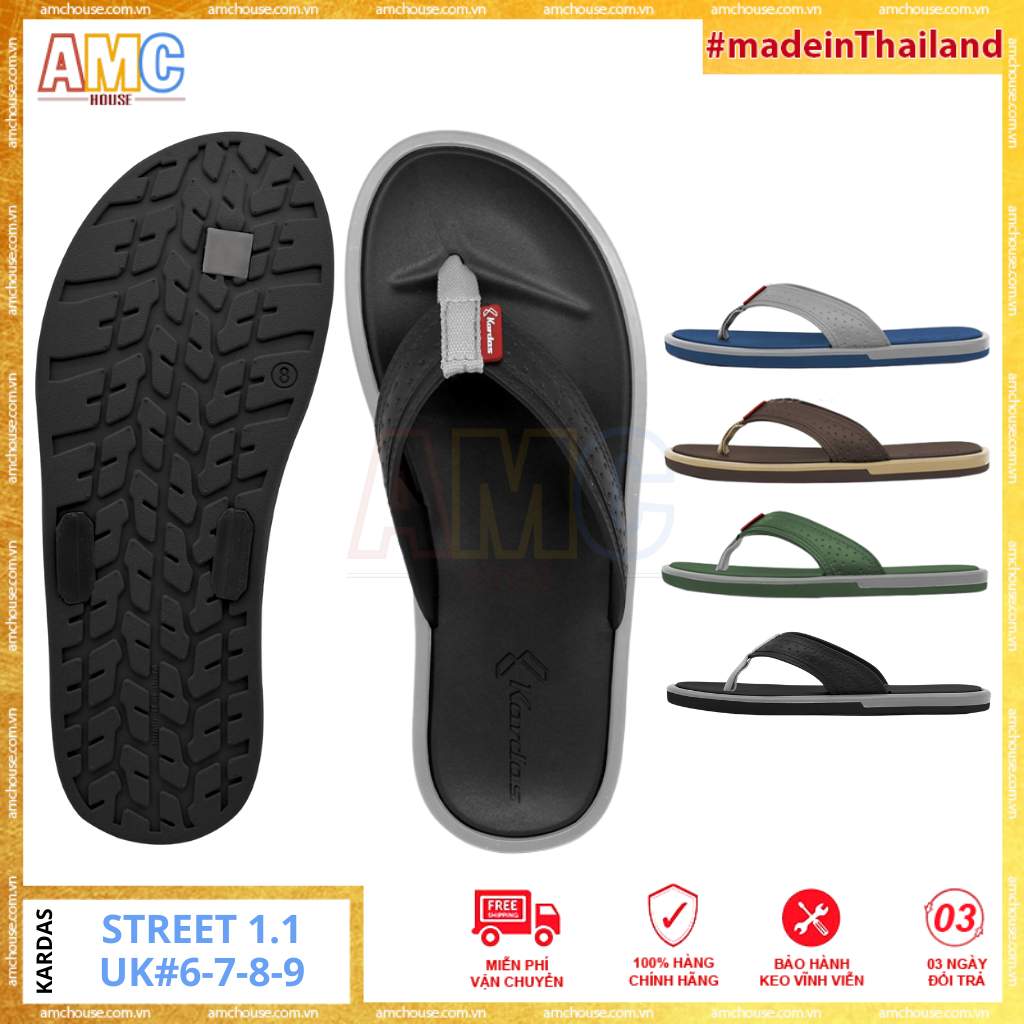 Dép Nam Thái Lan Xỏ Ngón Cao Cấp Kardas - Street 1.1