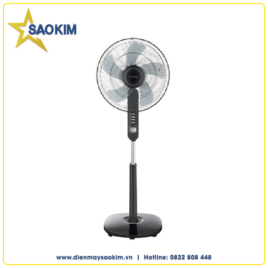 Quạt đứng Toshiba F-LSA10(K)VN-Vận hành siêu êm, độ ồn chỉ 27dB Khởi động nhanh nhờ động cơ bạc thau Chế độ gió với 03 chế độ quạt-Công suất:50W-Điều khiển:khiển nút xoay và nút nhấn dễ sử dụng-Bảo hành 12 tháng