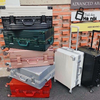 vali KHUNG NHÔM KHOÁ SẬP mã RMS siêu bền cực sang