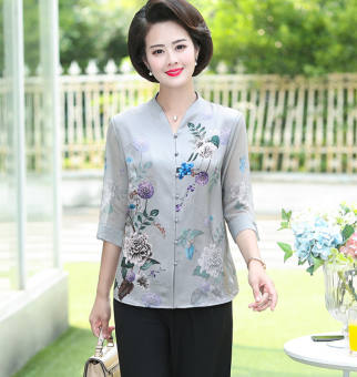 Bộ quần áo cho mẹ trung tuổi  / Thời trang trung niên cho mẹ / Bộ đồ mùa hè cho mẹ U50