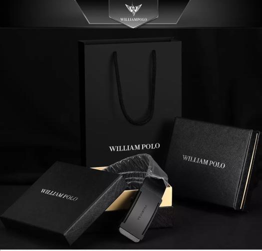 Thắt lưng Nam thời trang - da bò, mặt kim loại cao cấp nhập khẩu chính hãng William Polo - Bảo hành 12 tháng