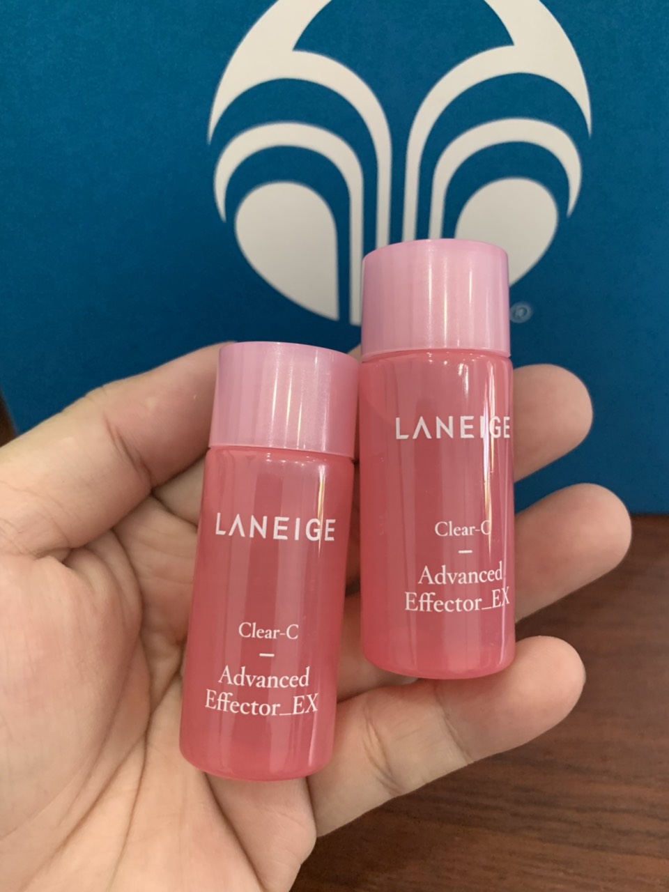 Combo 2 chai tinh chất dưỡng da sáng hồng da LANEIGE Clear-C Advanced Effector EX