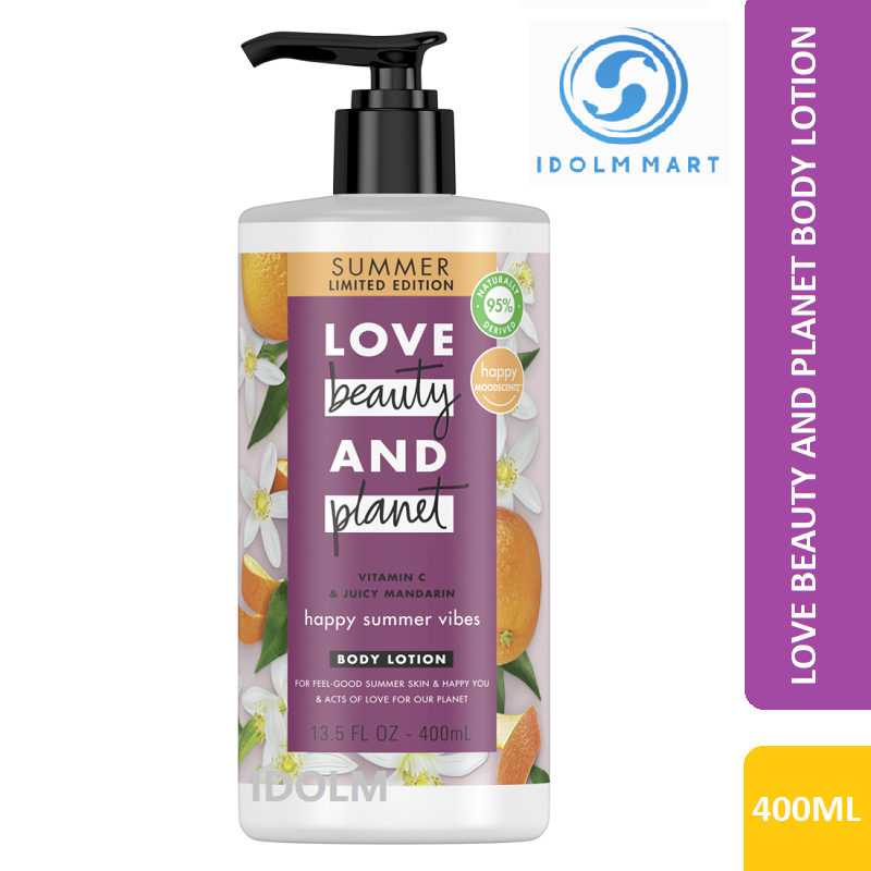 Love Beauty and Planet Delicious Glow Body Lotion Murumuru Butter & Rose  13.5 fl oz (400 ml)