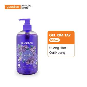 Nước Rửa Tay Dạng Gel Hương Hoa Oải Hương Tươi Mát Guardian Lavender Refreshing Hand Wash 500Ml
